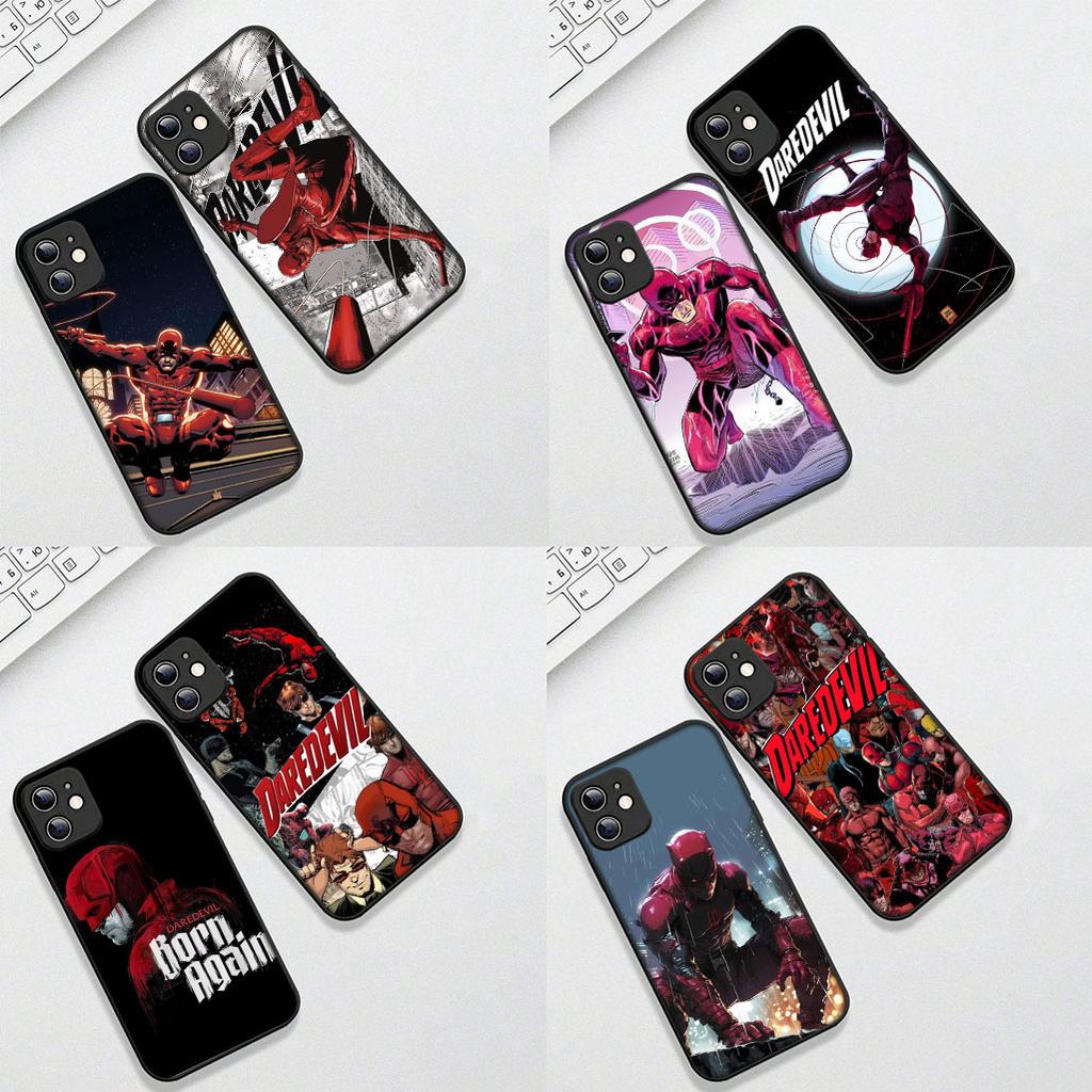 Cover for Apple iPhone 17 16 Plus 13 12 Pro Max Mini X XR Xs ProMax 16E 15+ 17+ Air Phone Case Poster Daredevil Marvel
