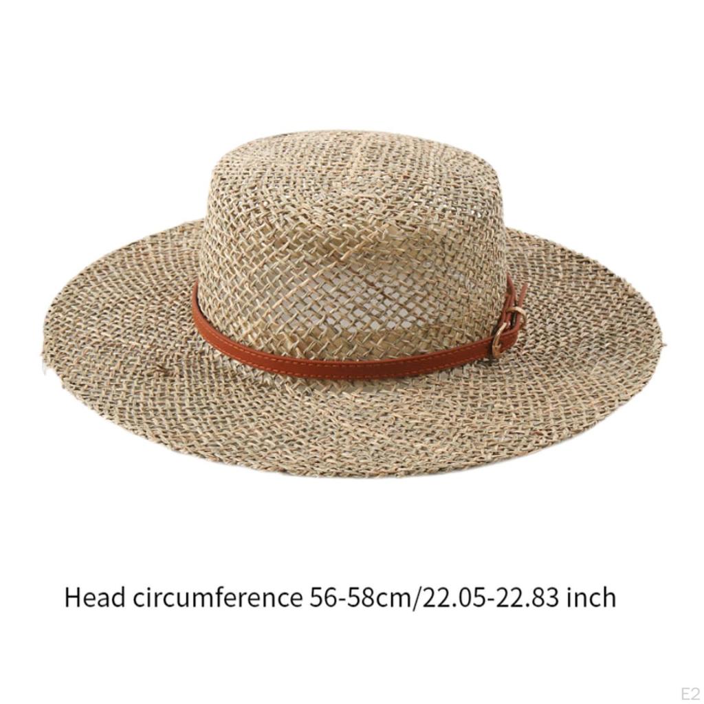 Elegant Seagrass Sun Hat for Women And Outdoor Adventures