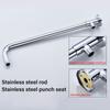 Durable Bathroom Accessories with Base Shower Extension Arm Sprinkler Head Rod Shower Head Extension Pipe Wall Mounted