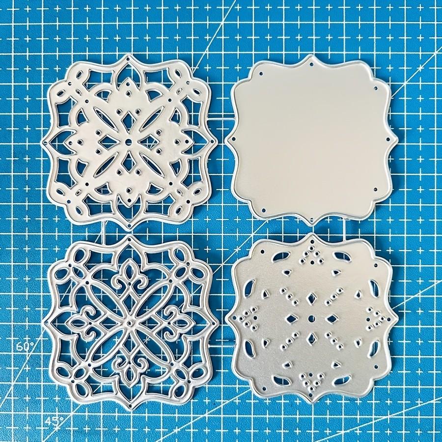 4pcs/lot Layered Frame Metal Cutting Dies Scrapbooking Stencil Die Cuts Card Embossing Photo Album Template Mold Decoration Craft