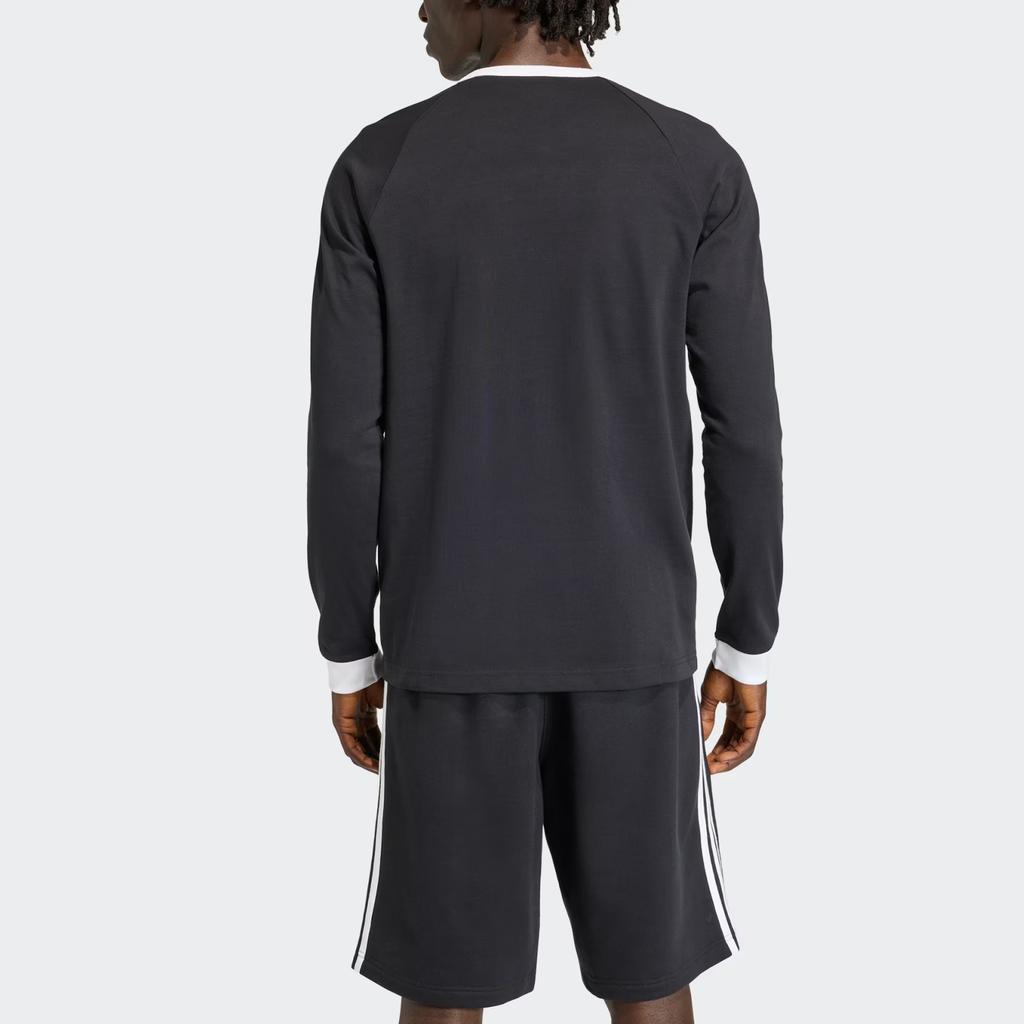 Adidas Originals 3-Stripes Crew Neck Long Sleeve T-Shirt Men Tops KE3546