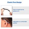 Eyeglass Ear Cushions - Soft Silicone Glasses Ear Grip Temple Tips Eyeglass Pads Anti Slip Eyeglasses Ear Hook Comfort Sport
