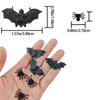 Mini Halloween Bats Spiders Plastic Decorations Realistic Detail Safe User friendly Holiday Party Supplies Indoors Outdoor Decoration