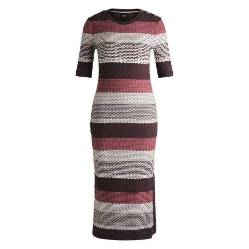 Boss Womens/Ladies Etanah Stripe Structured Dress
