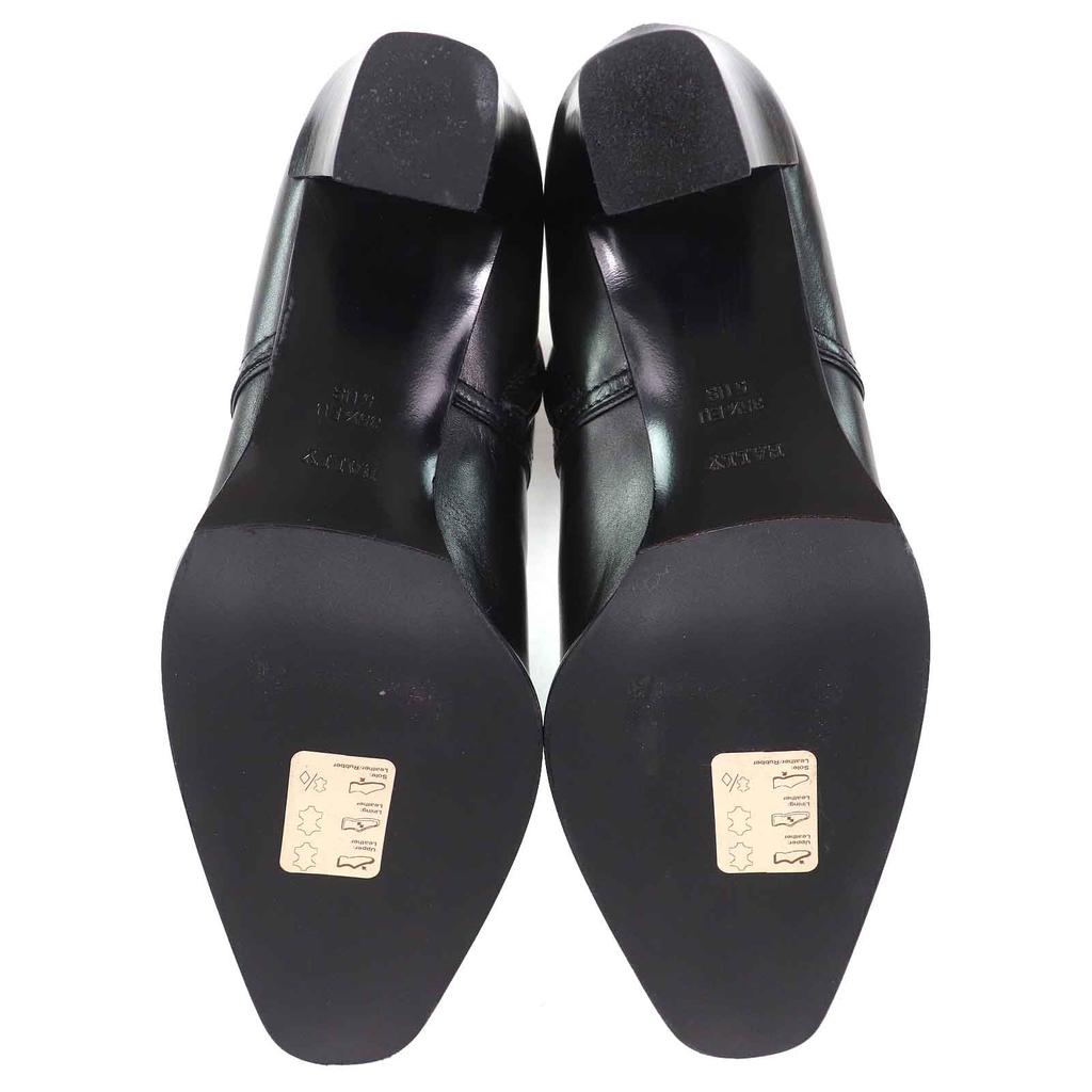Excellent BALLY Ankle Boots TIURA-FE Side Zip Short Boots Black Leather Women Used