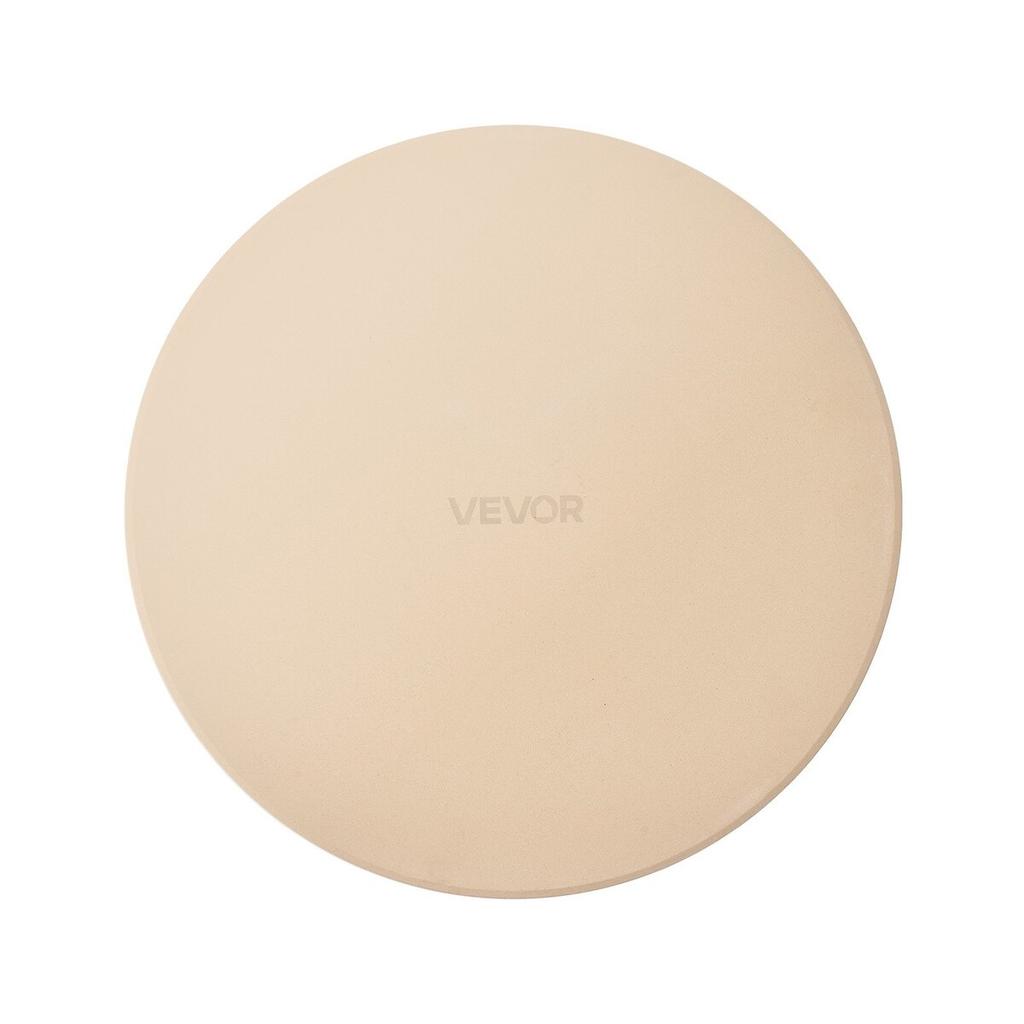 Pizza Stone, 406 Mm Round Cordierite Pizza Stone, Extra Large Baking-Stone with a Durable Stand, 17 Mm Thickness Heat-Resistant Cooking Cordierite,
