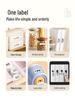 2P80 Portable Bluetooth Label Printer: Handheld, Self-Adhesive, Transparent Stickers
