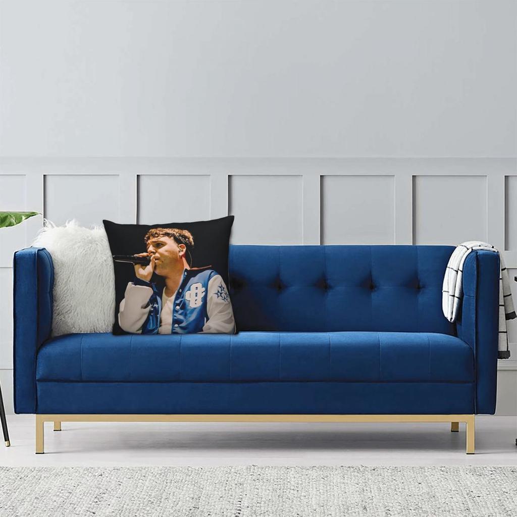 Rapper Quevedo Spanish Singer Pillow Cover Polyester Pillow Case Cushion Cover Vintage Pillowcases For Sofa Home Decoration