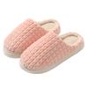 Thermal cotton slippers autumn and winter indoor home thermal bag and thick-soled piled couple hair slippers