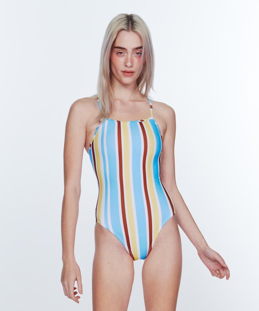 Dillaispul Sunburst Stripe - Baby Blue