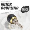 50mm Keyless Drill Chuck Screwdriver Impact Driver Adaptor 1/4'' Hexagonal Shank Quick Coupling Convertor Adapter Power Tools