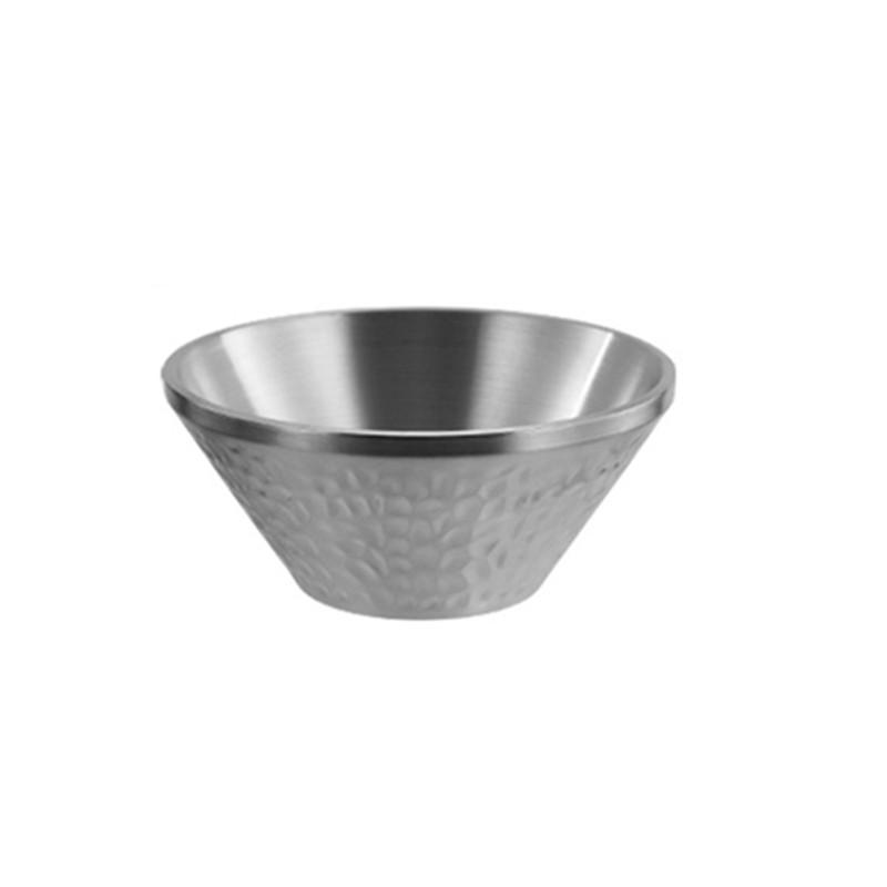 

Корейская миска для лапши рамен из нержавеющей стали, креативная посуда, тарелки для еды, салата, фруктов, супа быстрого приготовления, кухонные принадлежности 12cm серебряный