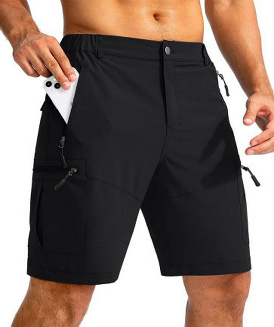 Herren 2024 Übergröße Multi-Taschen Arbeitsshorts mit neuem Reißverschluss