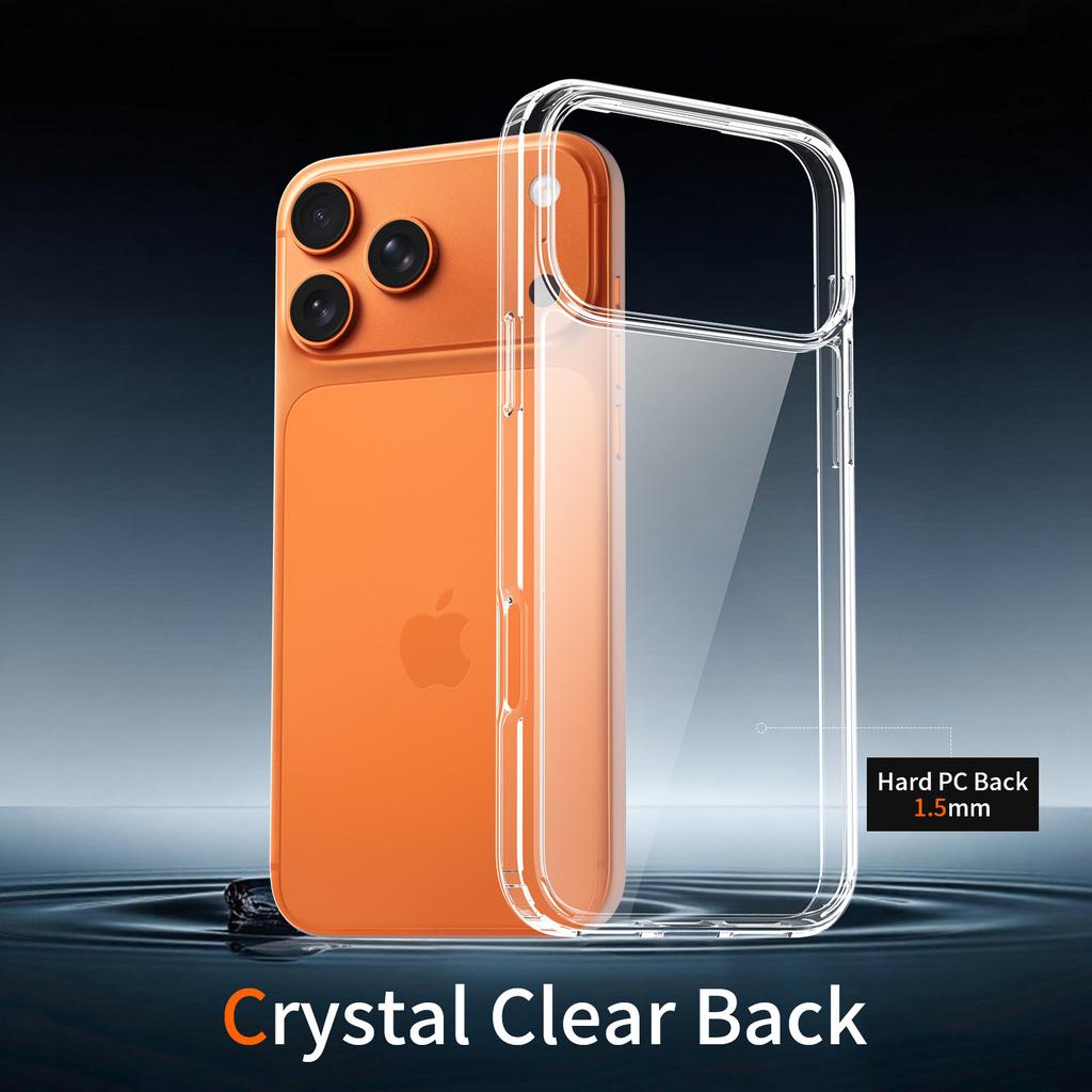 Anti-Yellowing Clear Case For iPhone 17 Pro Max Air 16E 16 E 15 Plus 14 13 Mini 12 11 XS XR SE 2022 2020 Shockproof Protective Phone Cover Accessories