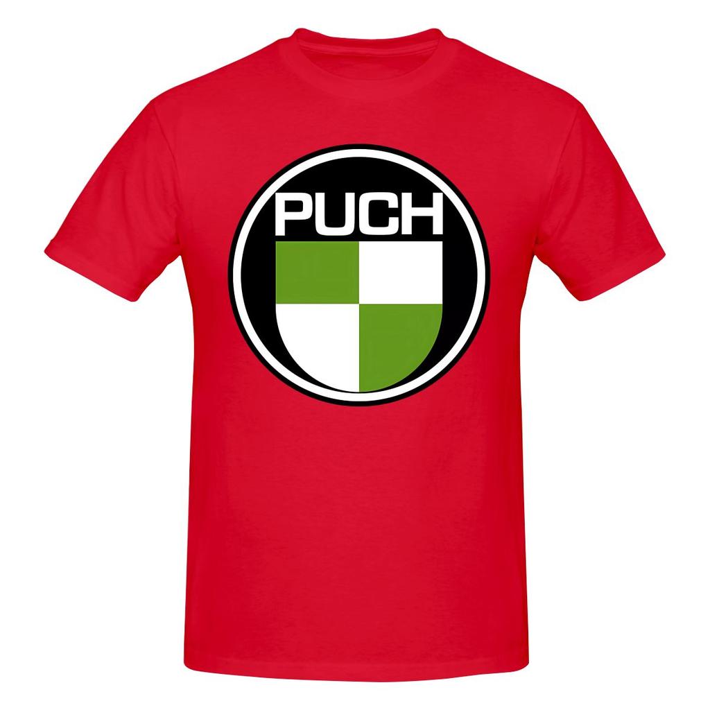 T-shirt Sportiva con Logo Puch Sportiva Minimalista Colori Morandi T-shirt