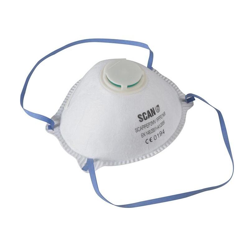 Scan Molded Valved Disposable Mask