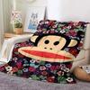 P-Paul Frank Flanell Wohnzimmer, Schlafzimmer, Schlafsofa, Picknick für Kinder, Wärme, Komfort, tragbare Decke, Geburtstagsgeschenk r2
