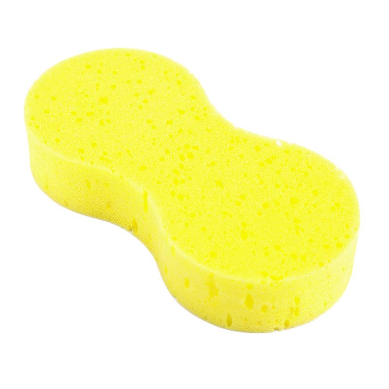 Large Honeycomb High-Density Car Wash & Wax Sponge - 8-Shaped Compressed Block