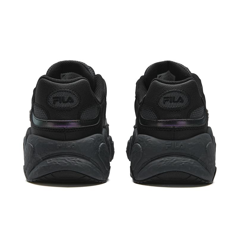 Fila Croissant 1+ Classic Trendy Retro Sports Casual Comfortable Thick Sole Lightweight Low-Top Lifestyle Shoes Men Sneakers Black F12M542135FBD