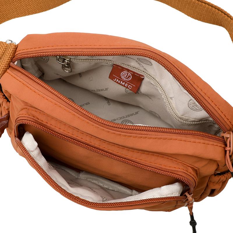 Nylon Bag Women's Crossbody Shoulder Bag Multi-Layer Large Capacity Waterproof Mother Bag