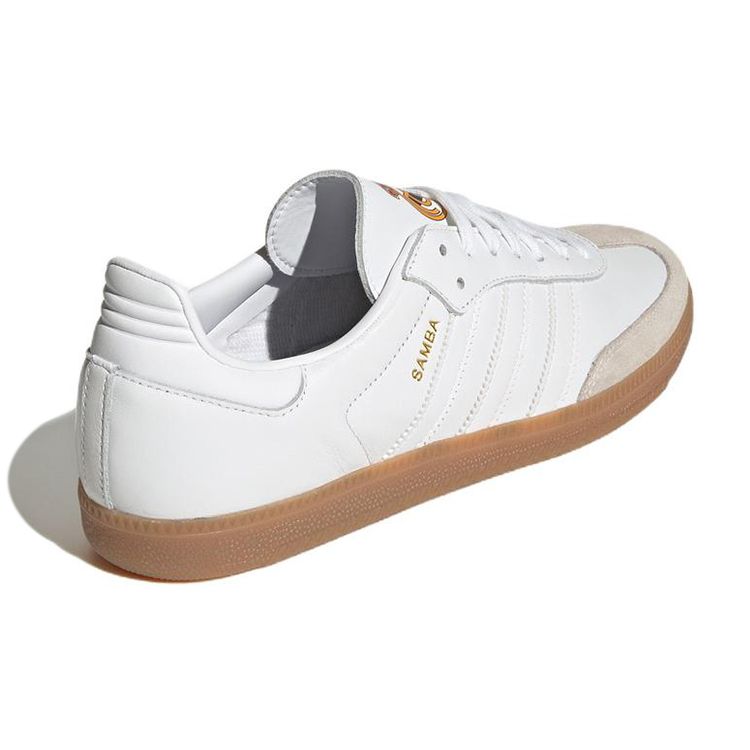 Real Madrid X Adidas Samba Team White Gum Men Sneakers Cloud-White HQ7032
