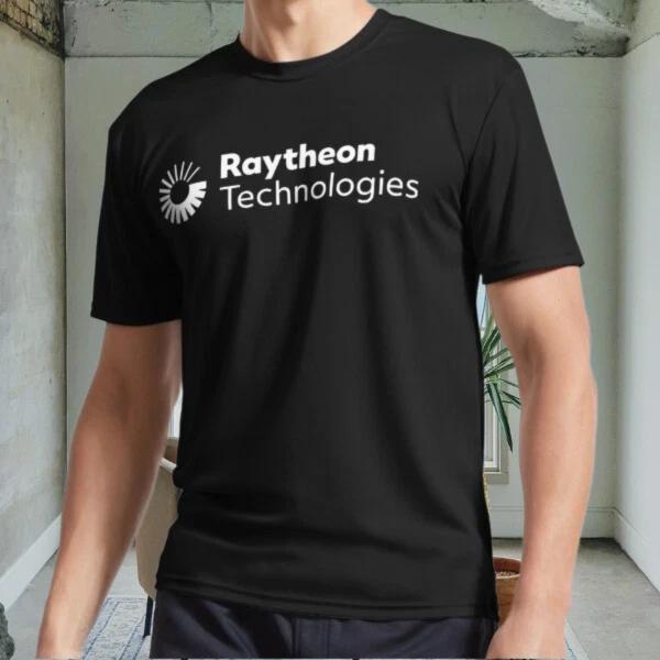 

New BEST SELLER - Raytheon Active Logo Men s Black T shirt Funny Size S to 5XL S