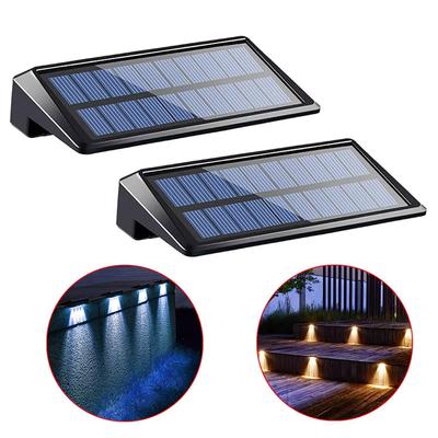 Solar Wall Lights Outdoor Waterprood Deck Lights for Outside Fence Solar Lights for Backyard Wall Fence Deck Gutter Porch