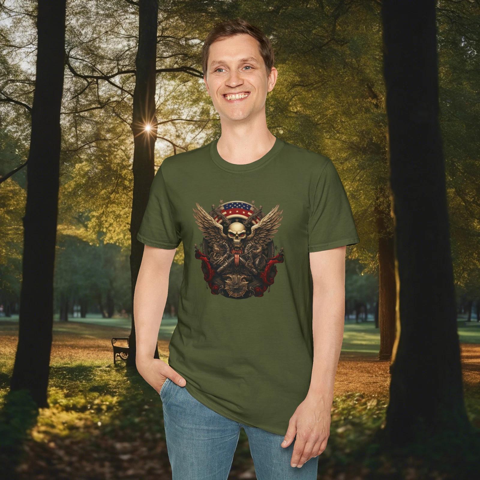 Patriotic 2 Unisex Softstyle T-Shirt S