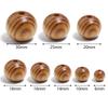 20-300pcs/Lot Natural Pine Wood Beads Round Stripe Spacer Ball Bead for DIY Bracelet Necklace Jewelry Making Accessories