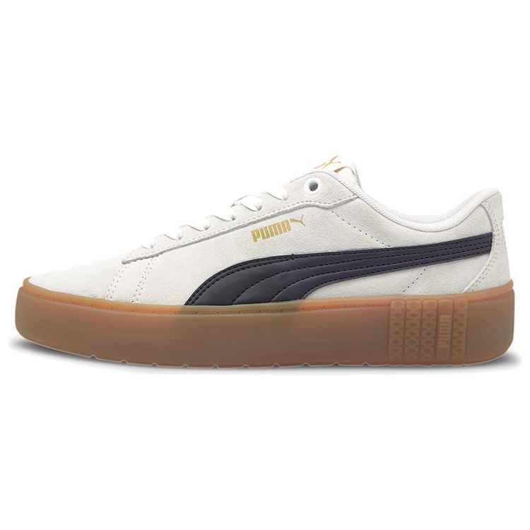 Puma Smash Platform V2 SD White Black Gum Women 373037-07 EU 35.5