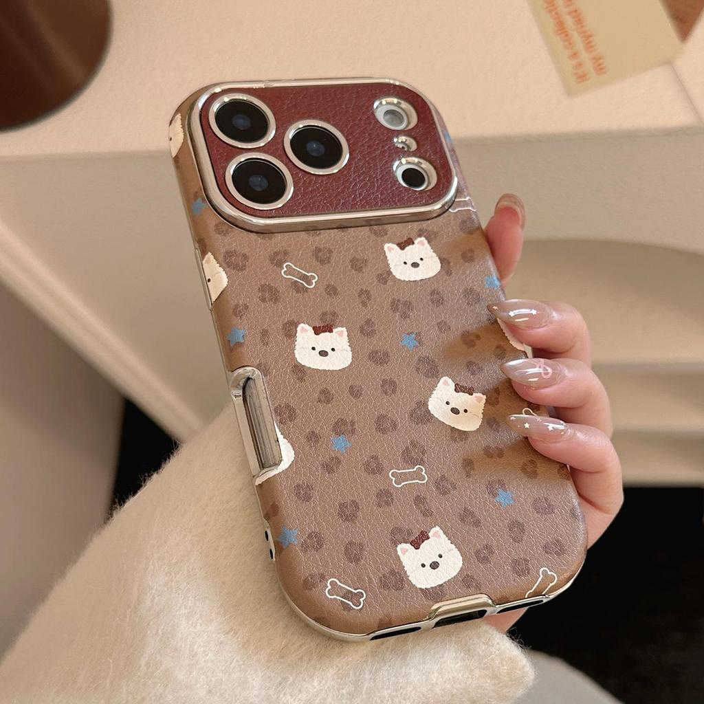 Cute Puppy Phone Case for iPhone 16, iPhone 17, iPhone 17 Pro Max