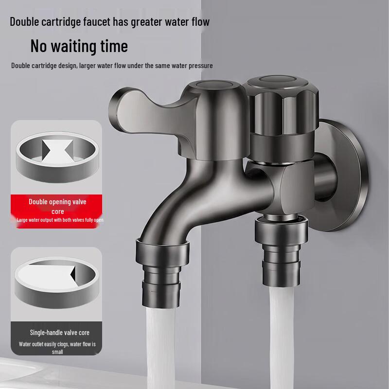 Dual Control Washing Machine Faucet