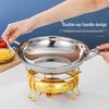 Stainless Steel Alcohol Stove Mini Hot Pot Set