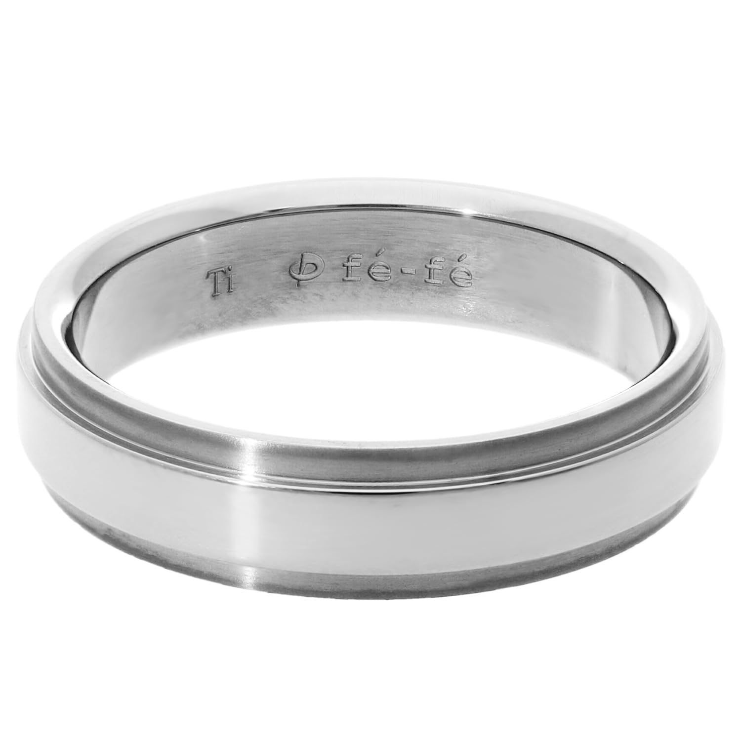 

Phiten Flat Sideline Cut Titanium Ring Size Simple Ring [Fefe] fe-fe×phiten [Special Specifications] 15-21 (Size 19) Men s