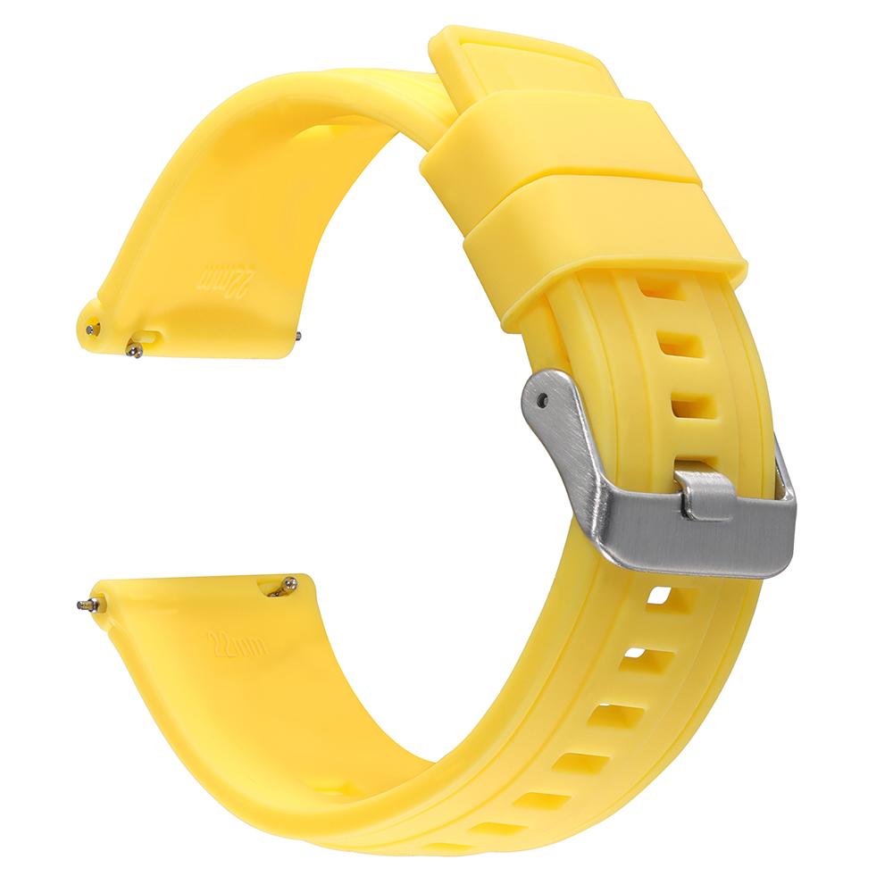 18mm 20mm 22mm Silicone Strap Waterproof Sport Bracelet for Samsung Galaxy Soft WatchBand for Huawei Gt2 Gt3 for Men Women