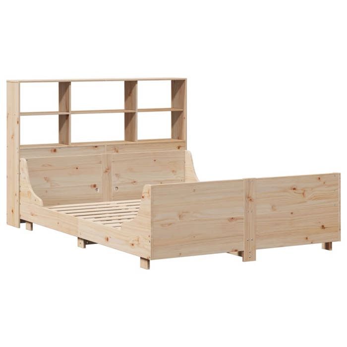 VidaXL Bunk Bed Without Mattress 140x200 Cm Solid Wood, Bed, Bedroom Furniture, Bed with Storage, Bed 3323806