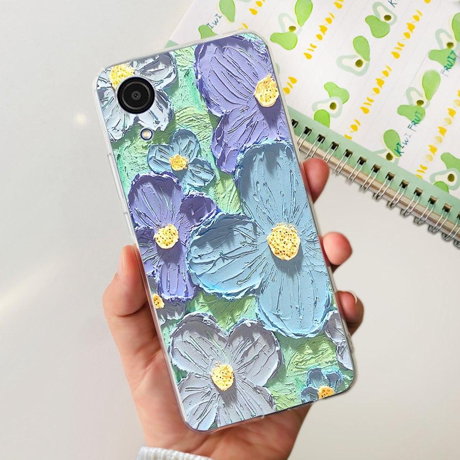 For Cover Samsung Galaxy A03 Core Phone Case Stylish Flower Butterfly Soft Silicone Clear Cover For Samsung A03 Core A032F Coque