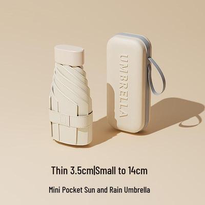 Compact Mini Sun Umbrella: Stylish Sun & Rain Protection for Girls