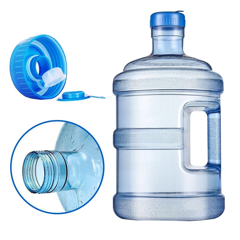 2026 Neue 55mm Ersatz-Kunststoff-Wasserflaschenverschlüsse Auslaufsicherer Wasserflaschen-Aufsteckverschluss Spritzschutz Abziehbare Deckel