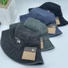 Summer Mens Cotton Bucket Hat With Wide Brim Sunshade For Camping And Hiking
