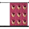 Shower Cute Pink Lotso Curtain Waterproof Polyester Fabric Paint Colorful Bath Curtains Home Bathroom Decor With Hook