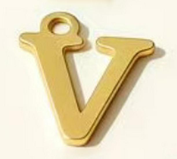 DIY Jewelry Accessories: 26 Alphabet Titanium Steel Pendants for Bracelets, Necklaces, Handmade Charms