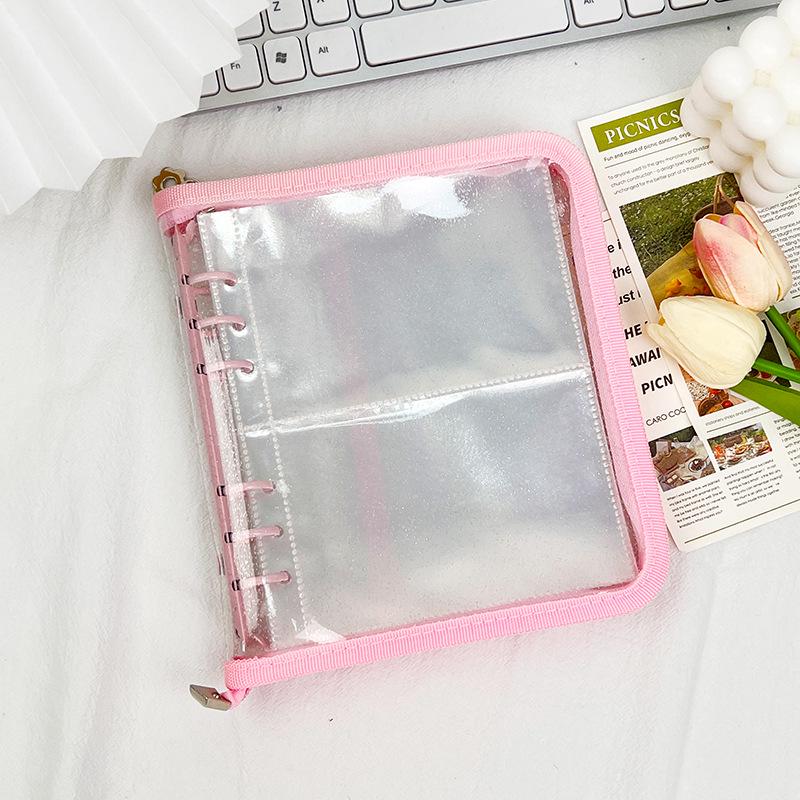 Large Capacity Polaroid Scrapbook Album: Ring Binder for Postcards, Small Cards, and Couple Photos