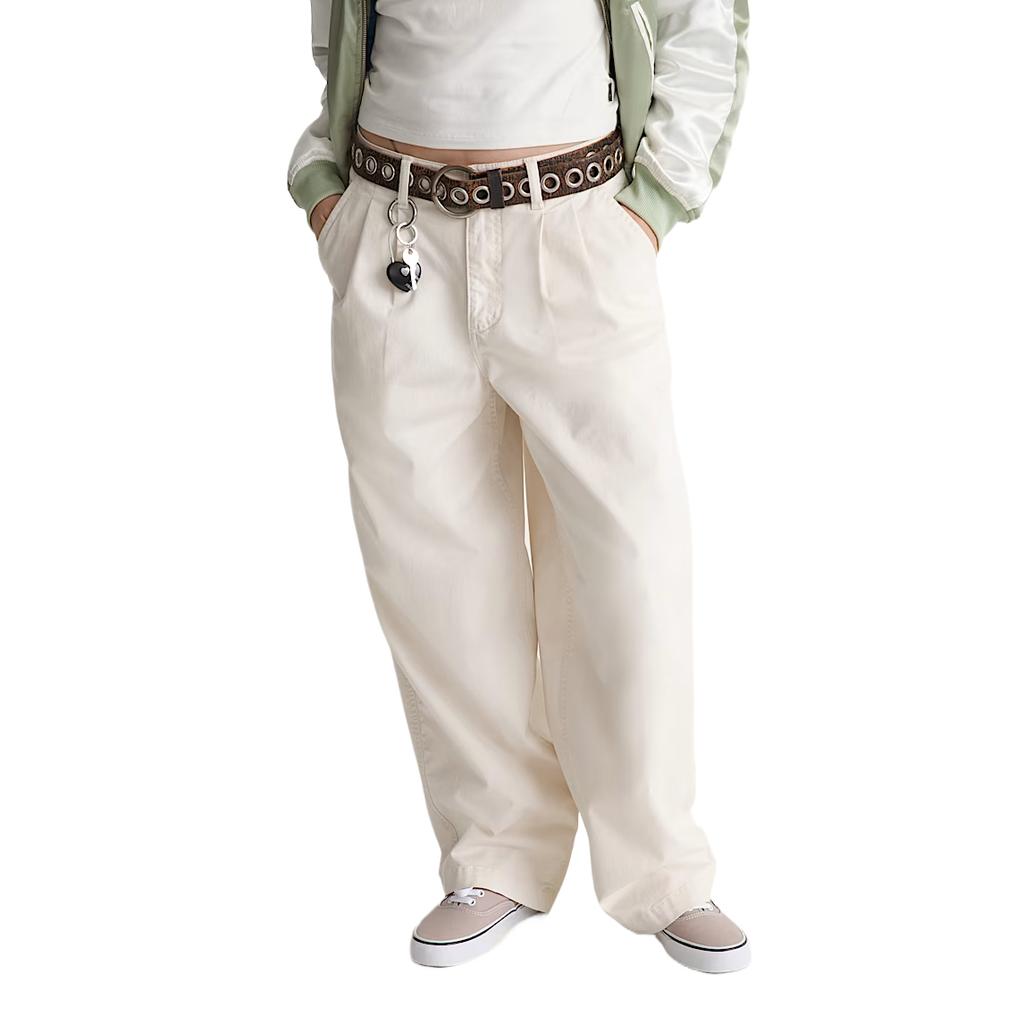 Vans Pleated Vintage Solid Color Casual Pants Women bottoms VN0010CMDJR