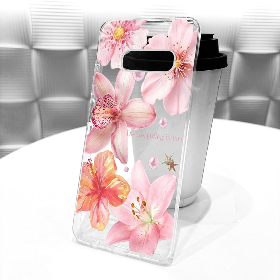 5.8'' Cover For Samsung S10e Case SM-G970F Clear Cute Kawaii Fashion Butterfly Funny Painted Casing For Samsung Galaxy S10e