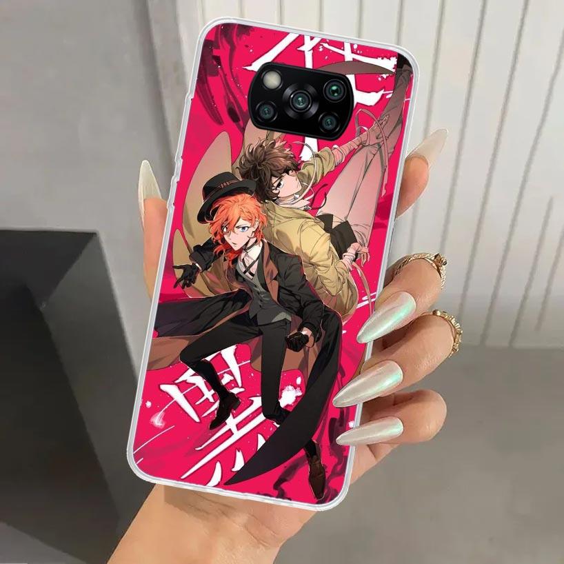 Bungo Stray Dogs Double Black Phone Case for Xiaomi Poco X7 X6 X5 X4 X3 Nfc F7 Ultra F6 F5 Pro F4 GT F3 M6 M5S M4 M3 Soft Print
