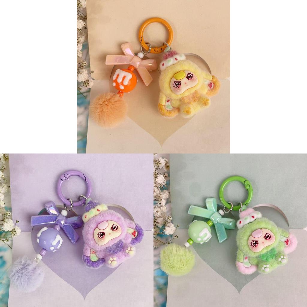 Sweet Treats Kids Keychain Soft Silicone Cartoon Accessories For Car Keys And Bags