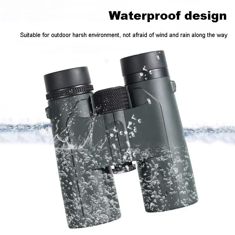 Powerful Telescope 10X42 Professional Binoculars Low Light Night Vision Long Range Magnification Hunting Camping Equipment