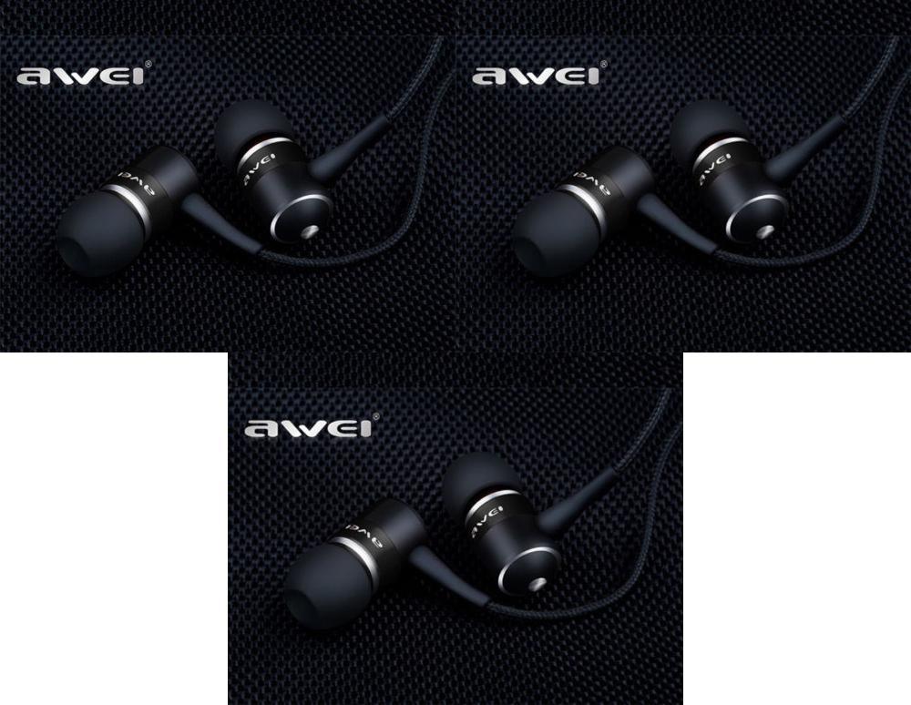 For Phones Mp3s Awei Q3 Earphone Premium Quality Super Bass Noise Isolation Headphone