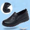 Fashion Cheap Shoe Women Leather Flats Female Flats Spring Shoes Classic Women's Loafers Casual Mother's Shoes Soft Leather Single Shoes
